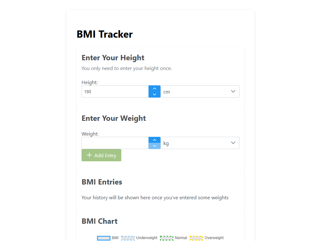 BMI Tracker